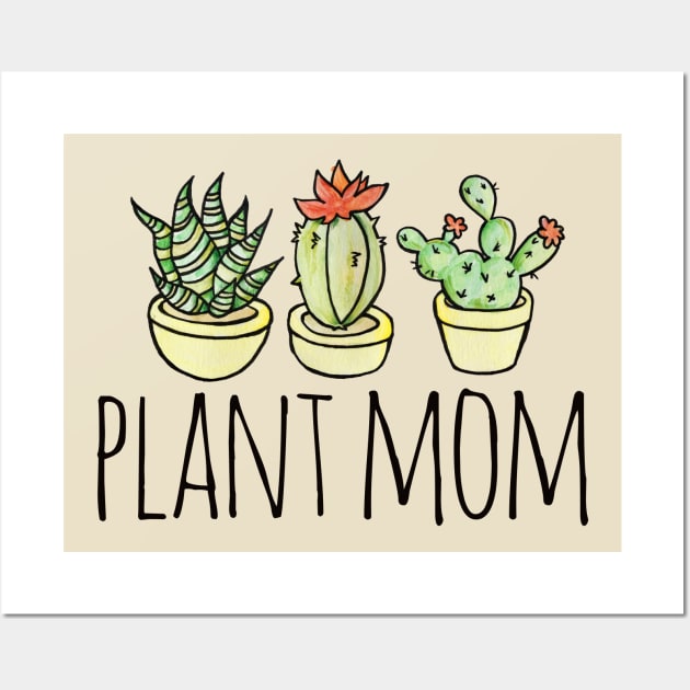 Plant Mom Wall Art by bubbsnugg